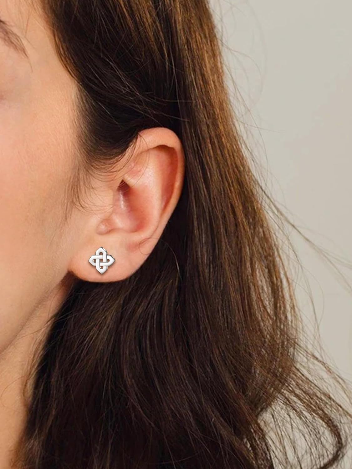 ChicSilver Pendientes celtas para mujer de plata de ley hipoalergén...