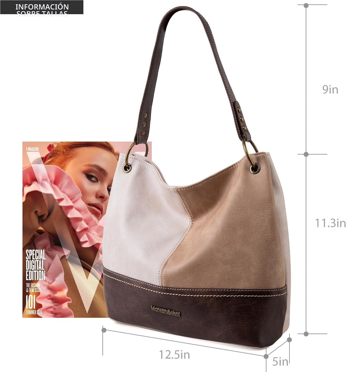 Carteras para mujer, bolsos hobo para mujer, bolso de hombro holgad...
