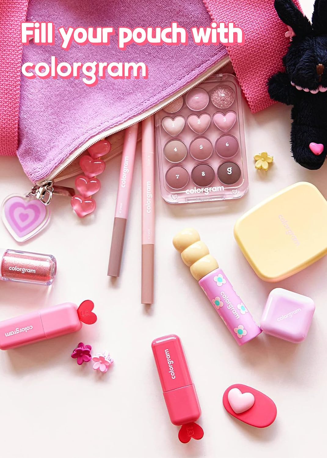 COLORGRAM Paleta de sombras de ojos Pin Point 04 Bright+Cool | Pale...