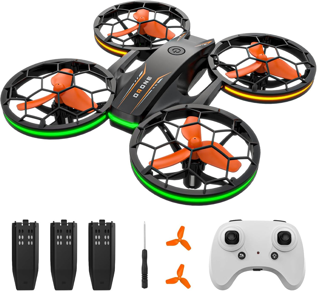 Drones - Drone RC con auto flotante y modo sin cabeza, cuadricópter...