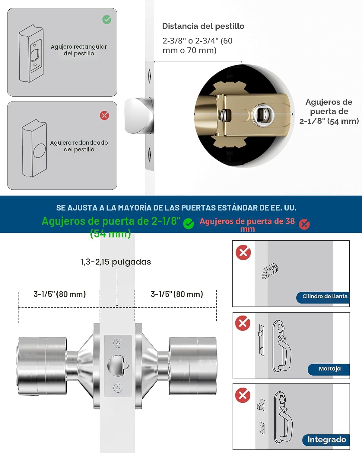 Signstek cerradura electrónica y digital para puerta de seguridad,...