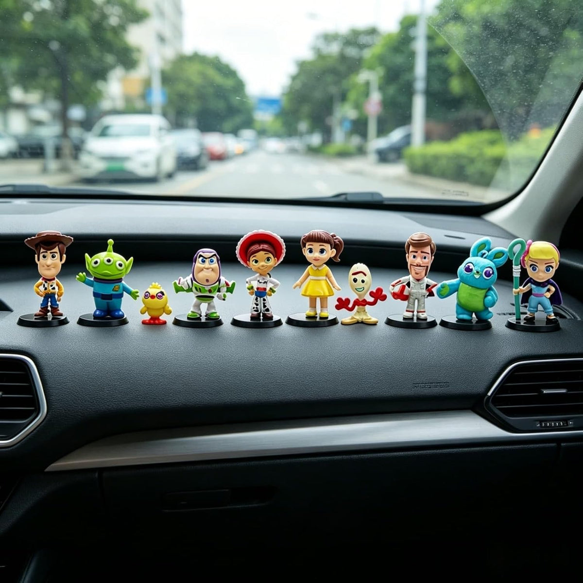 Anilnel Juego de 10 figuras de dibujos animados para Toy Theme Stor...