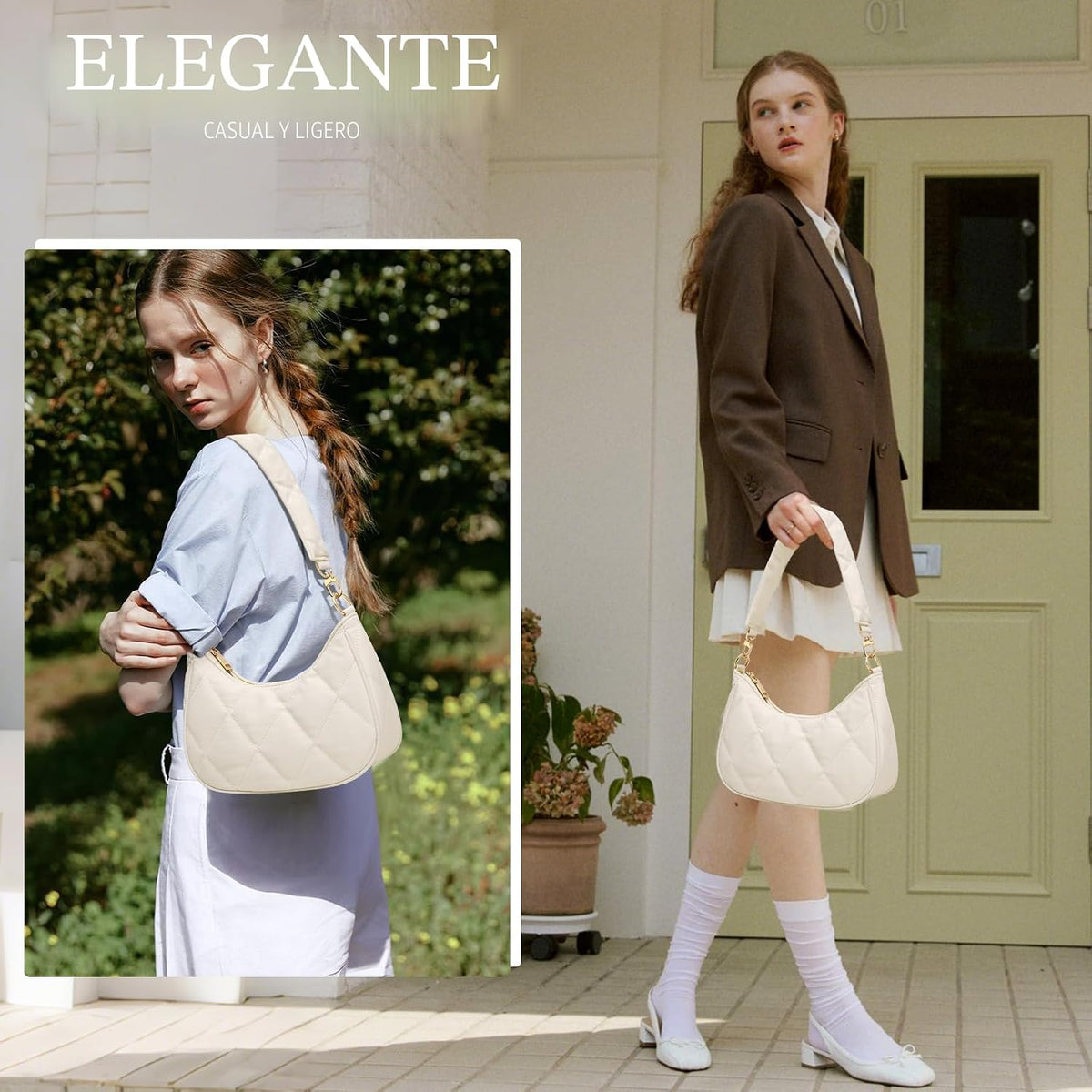 KKXIU Bolso de hombro para mujer, lindos bolsos y bolsos hobo | Bol...