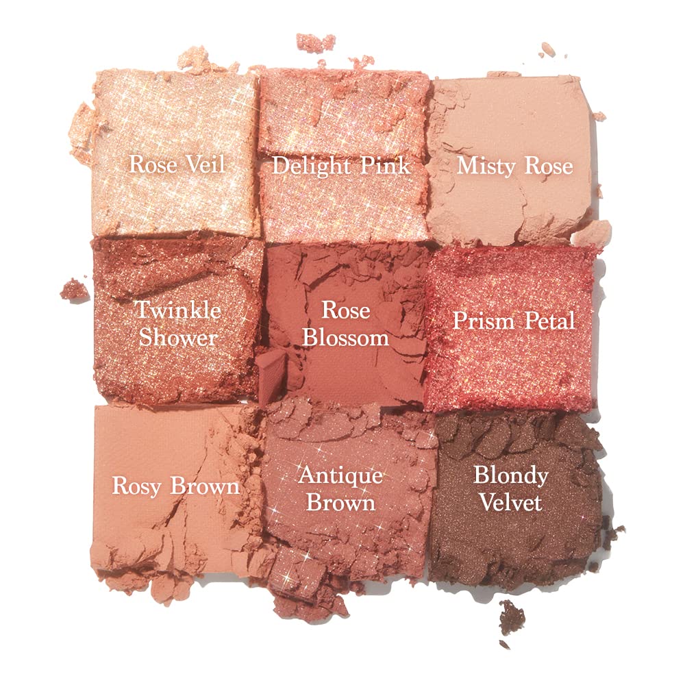 Paleta de sombras dasique #02 Pétalo de rosa