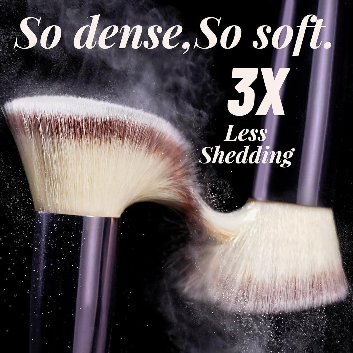 BS-MALL Juego de 18 brochas de maquillaje profesionales para base d...