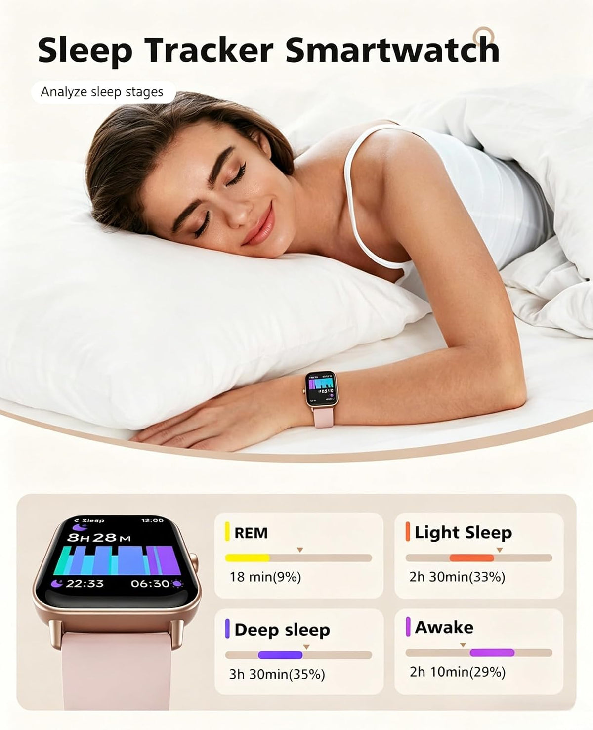 Relojes inteligentes Quican para mujer, relojes inteligentes Alexa...