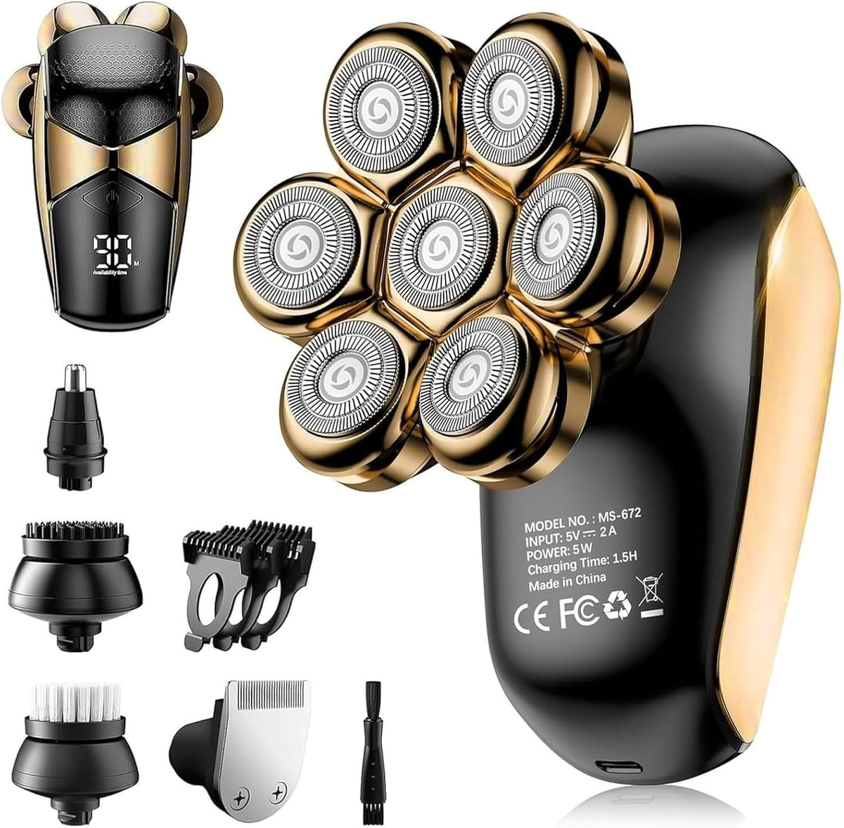 SHPAVVER - Afeitadoras de cabeza para hombres calvos, maquinilla de...