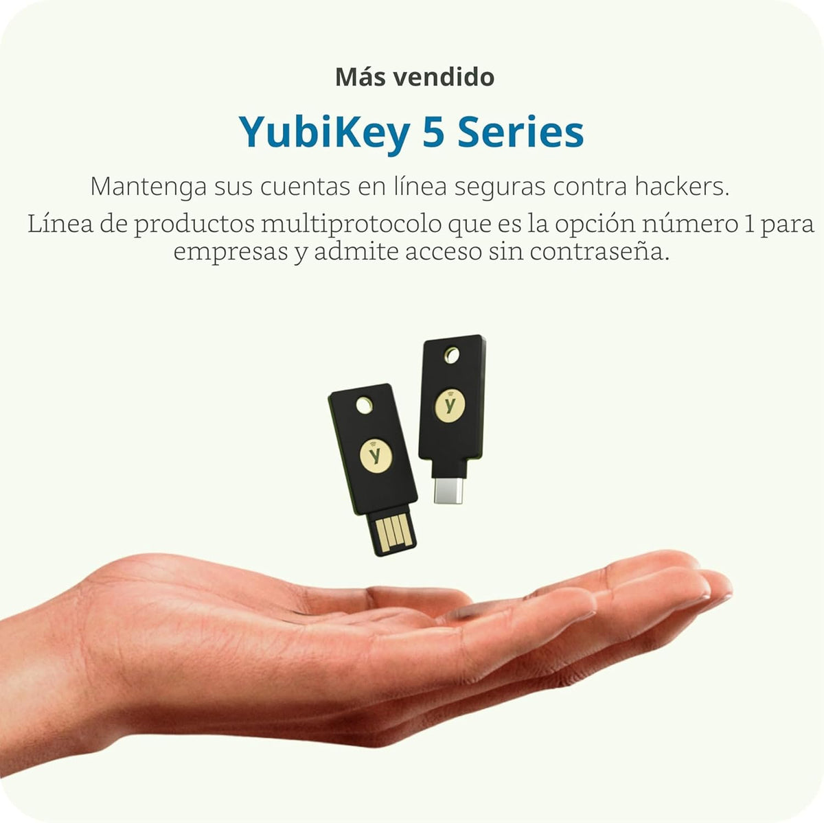 Yubico - YubiKey 5C Nano - Clave de seguridad de autenticación de d...