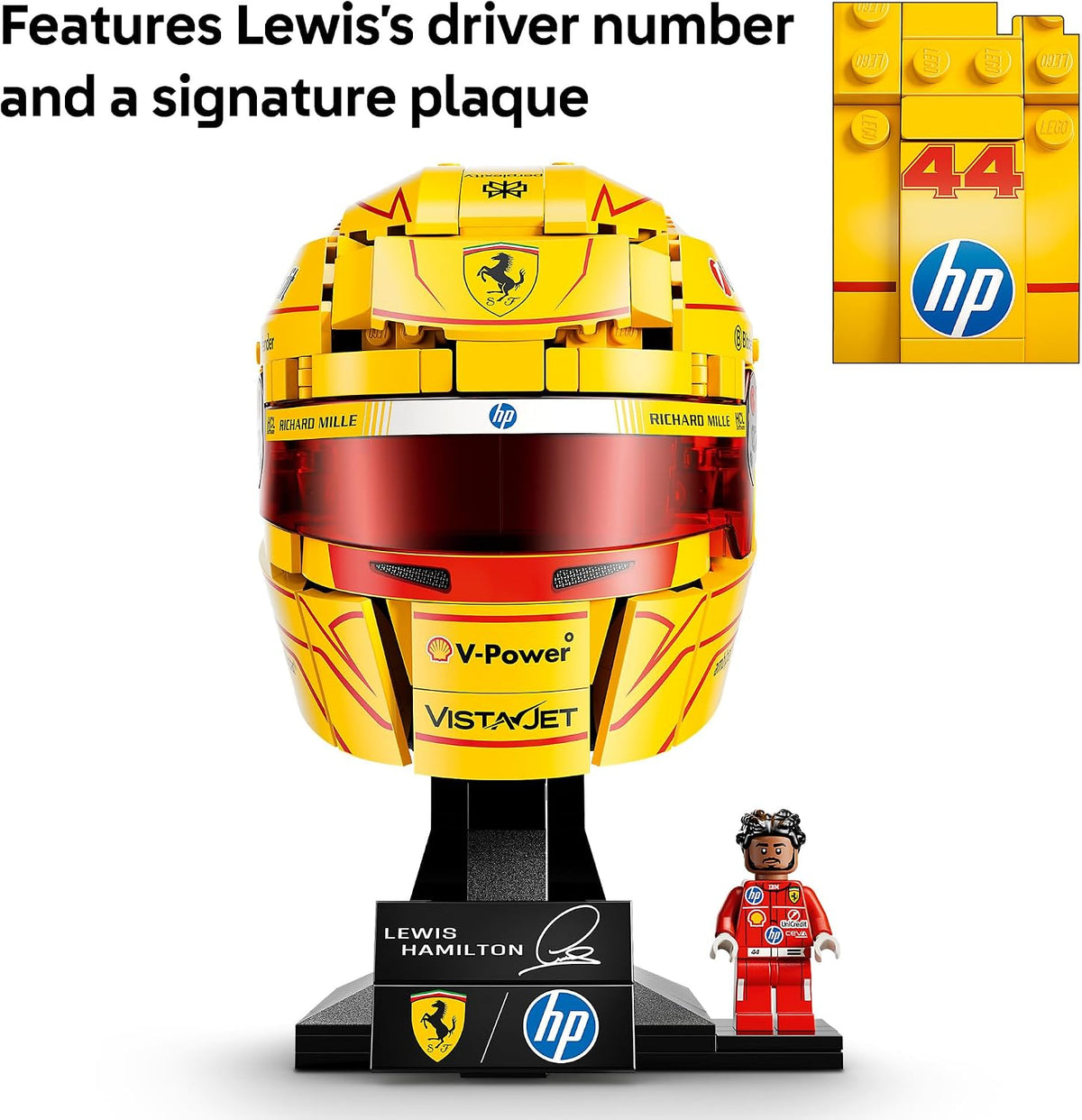 LEGO Editions Scuderia Ferrari HP Lewis Hamilton Casco 43022 | Jueg...