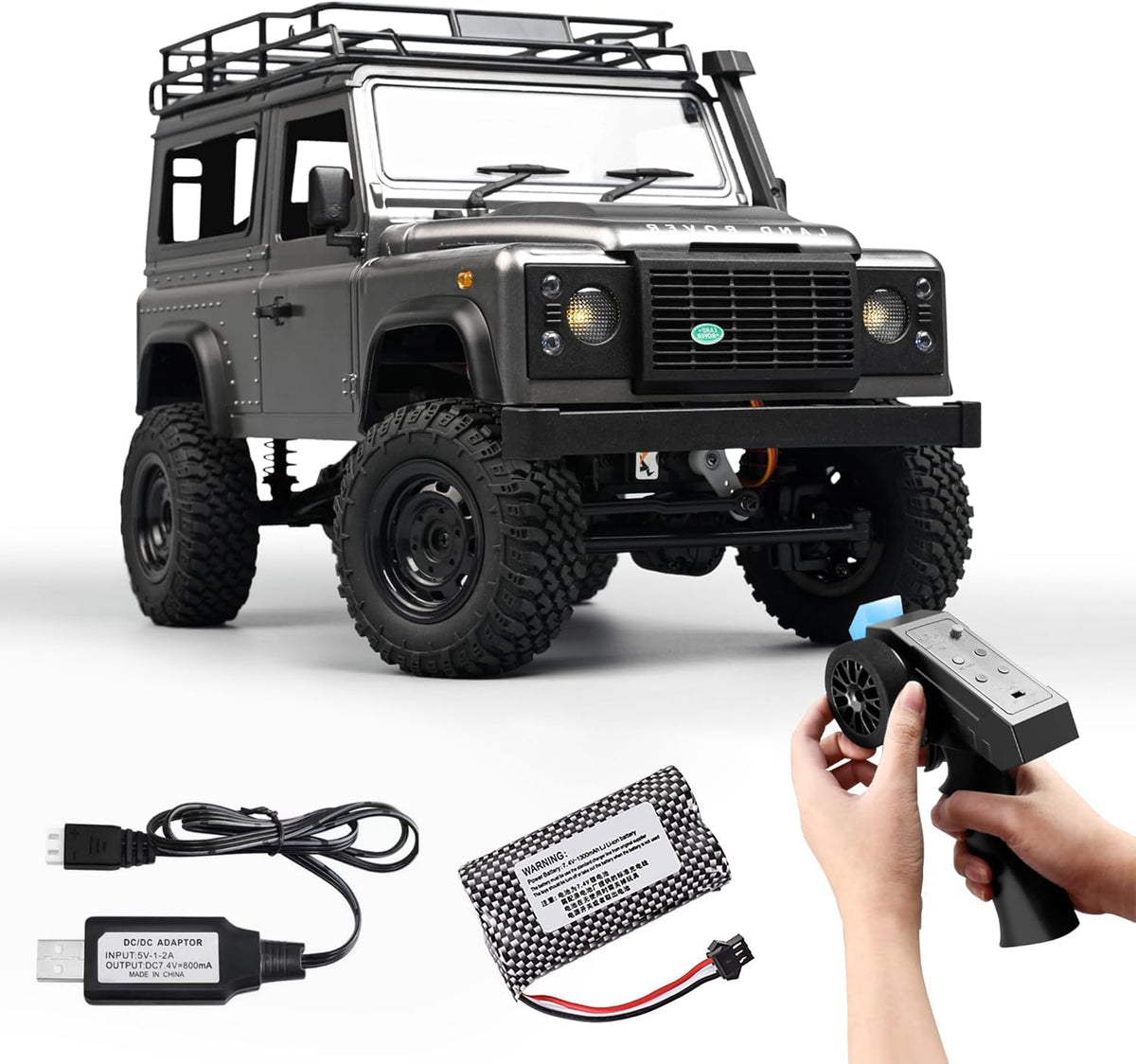 LEOSO MN 99s 1\/12 4WD RC Jeep Rock Crawler para adultos | Camión d...