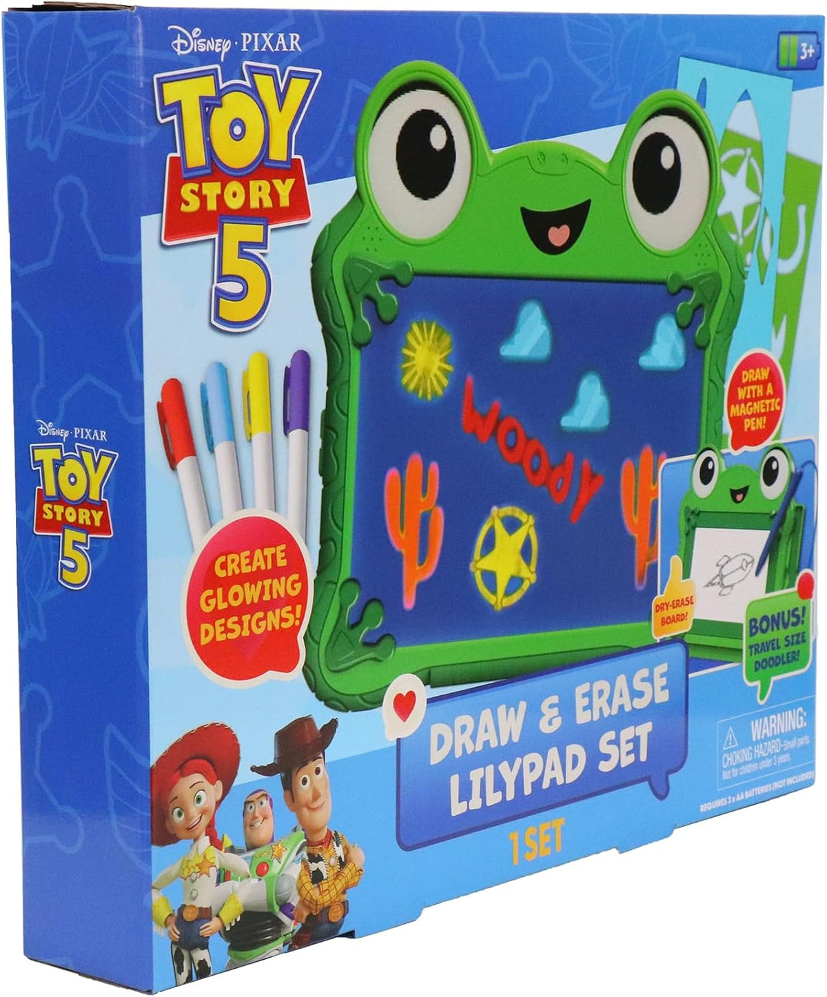 Disney Pixar Toy Story 5 Draw & Erase Lilypad - Juego de tablil...
