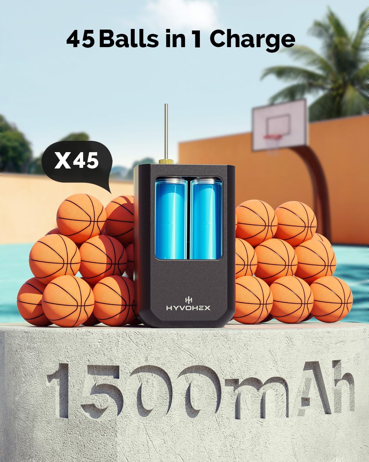 Bomba de Aire para Pelotas Deportivas, Bomba de Baloncesto Eléctric...