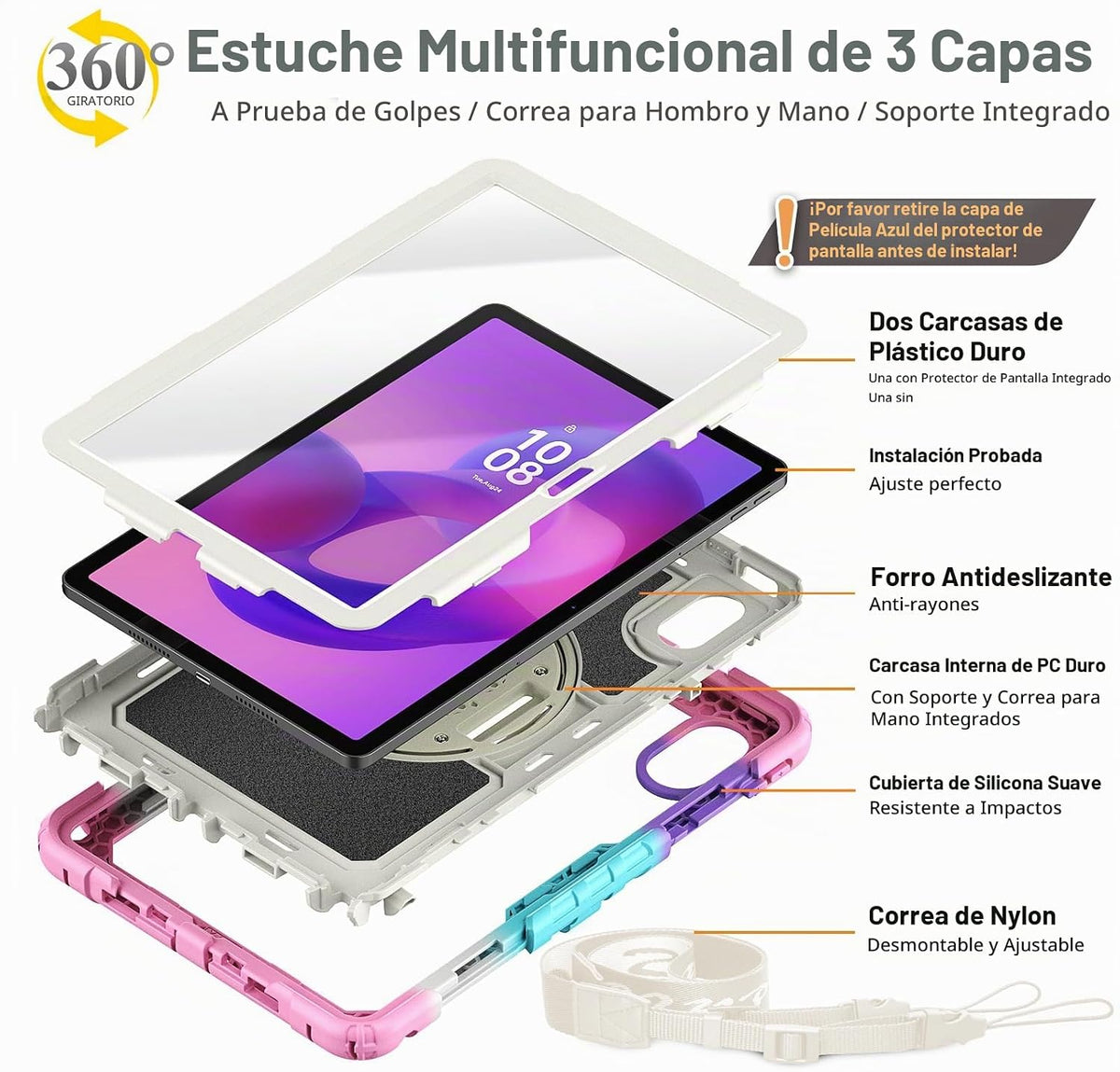 SEYMAC stock Funda para tablet Lenovo Idea Tab 11'' \/ M11...