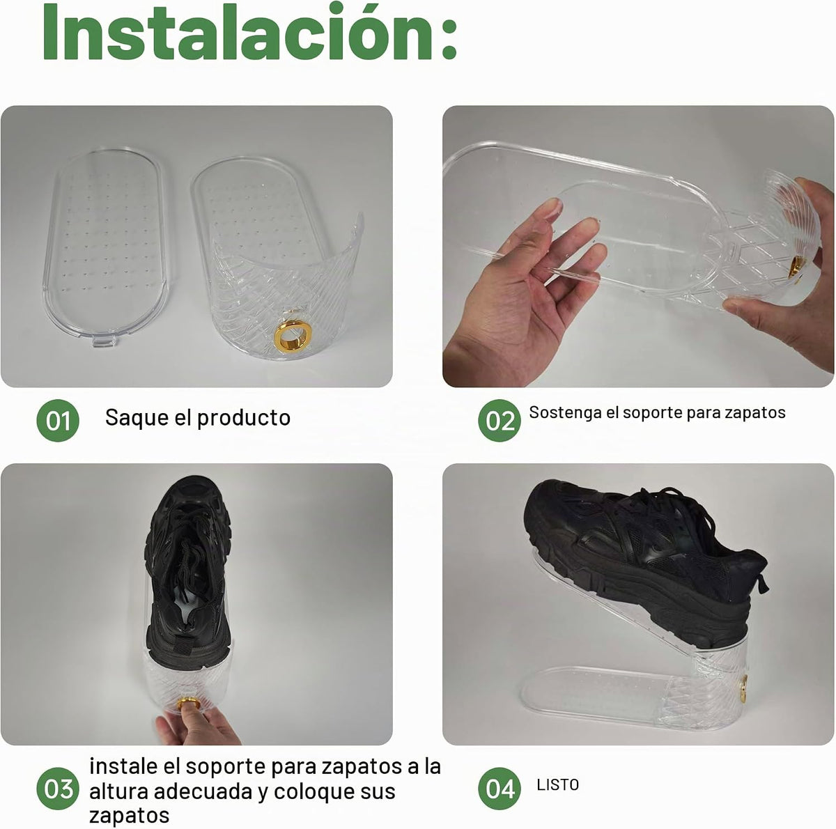 keappubest Organizador de ranura para zapatos, paquete de 20, organ...