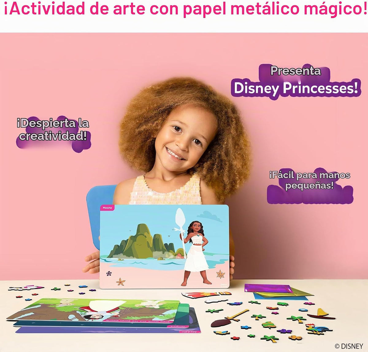 Skillmatics Foil Fun Disney Princess, kit de arte y manualidades |...