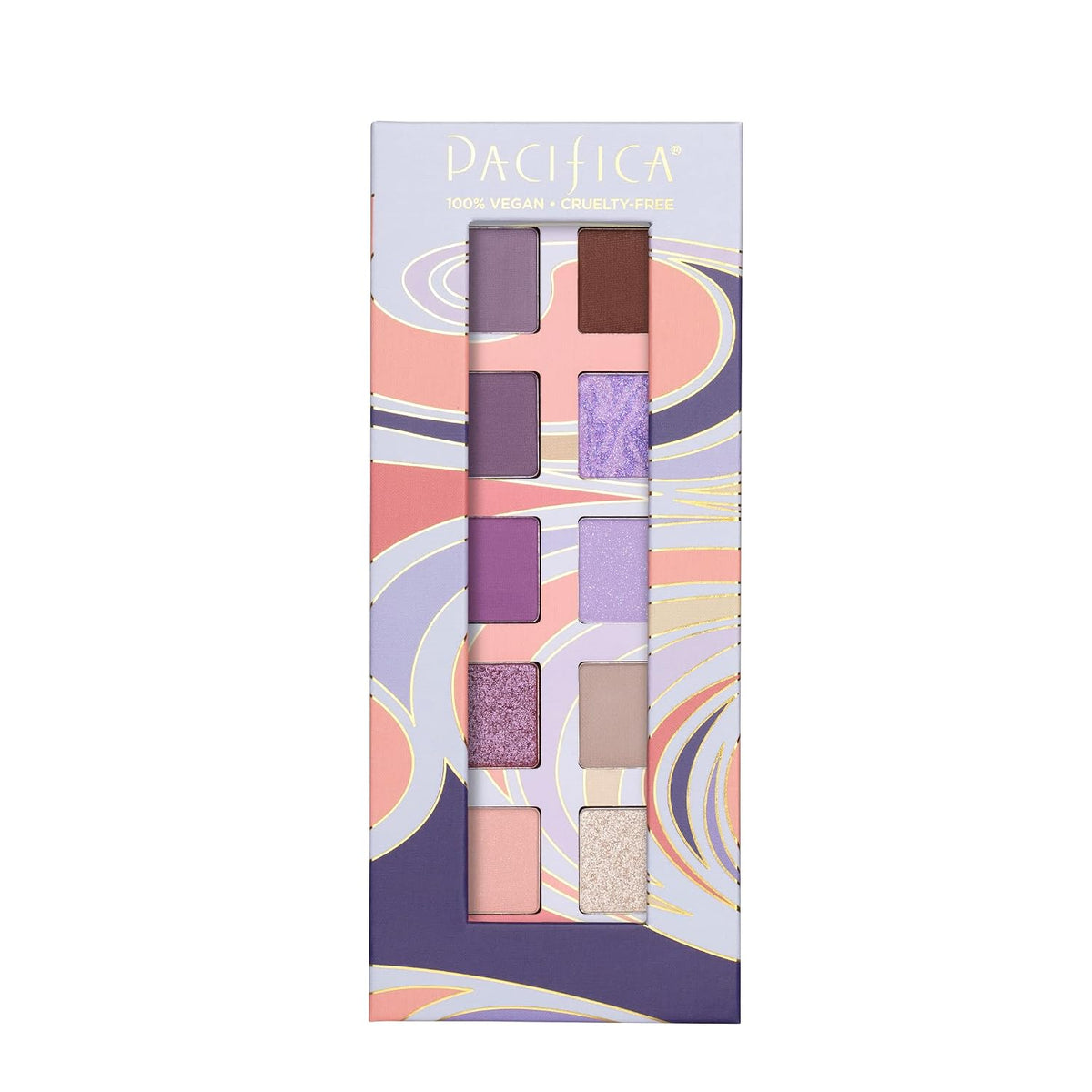 Pacifica Paleta de sombras de ojos, sombra de ojos mineral Purple N...