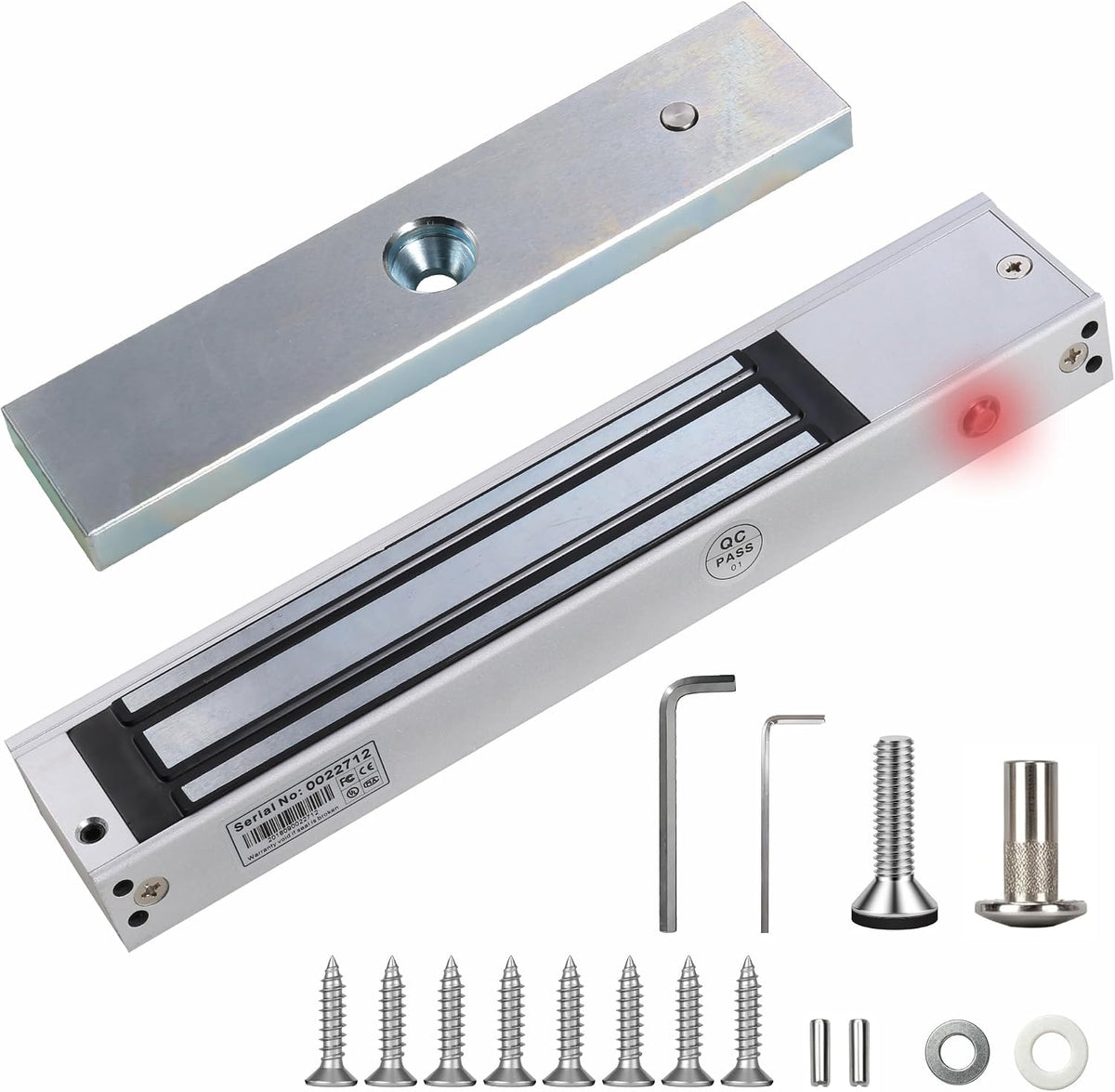 UHPPOTE Control de acceso Outswinging 600lb Sistema de bloqueo de p...