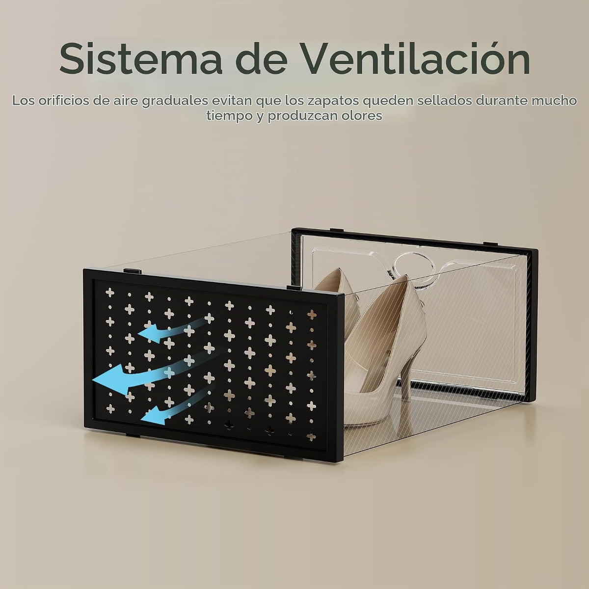 Pinkpum Paquete de 12 cajas de almacenamiento de zapatos grandes |...