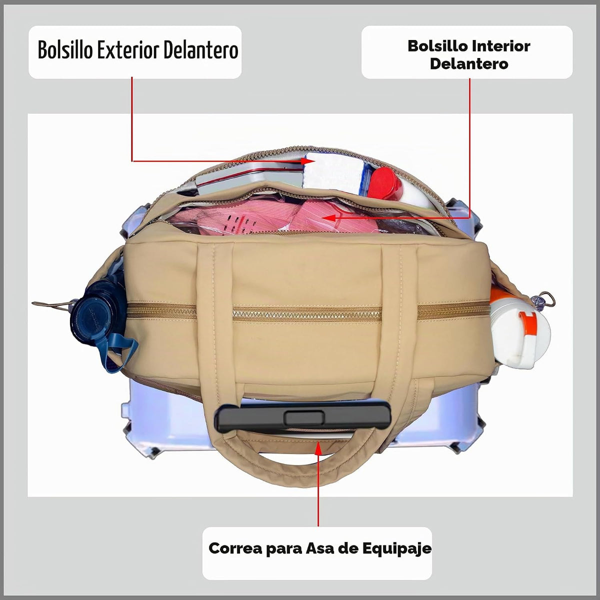 MZTUE Bolso mediano para pañales, bolso de hombro y cruzado para mamá