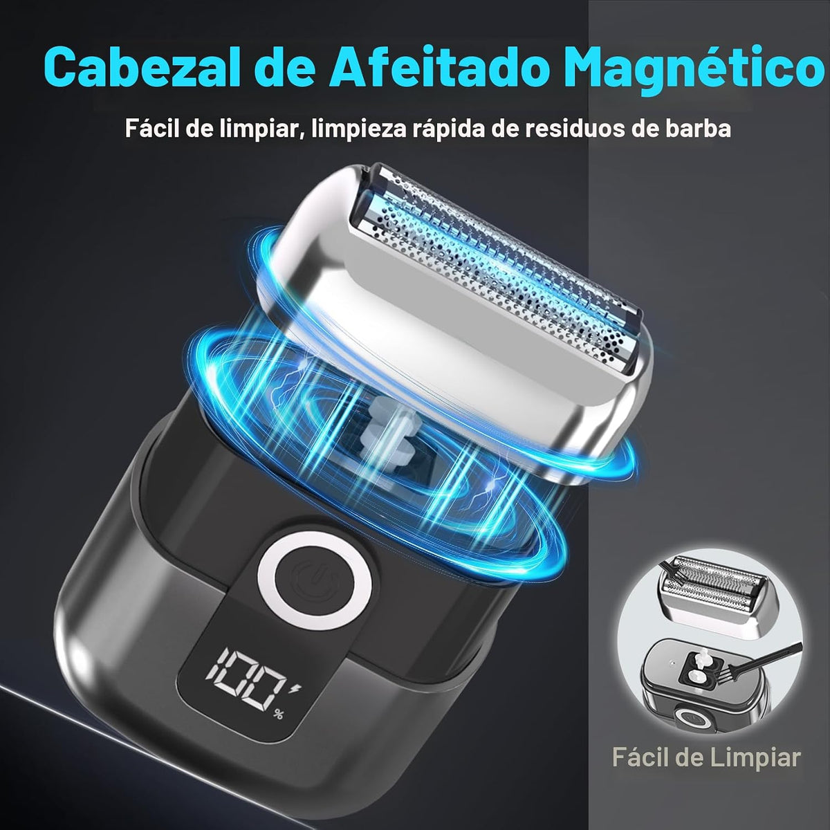 LYRSLF Afeitadoras de láminas para hombres, mini maquinilla de afei...