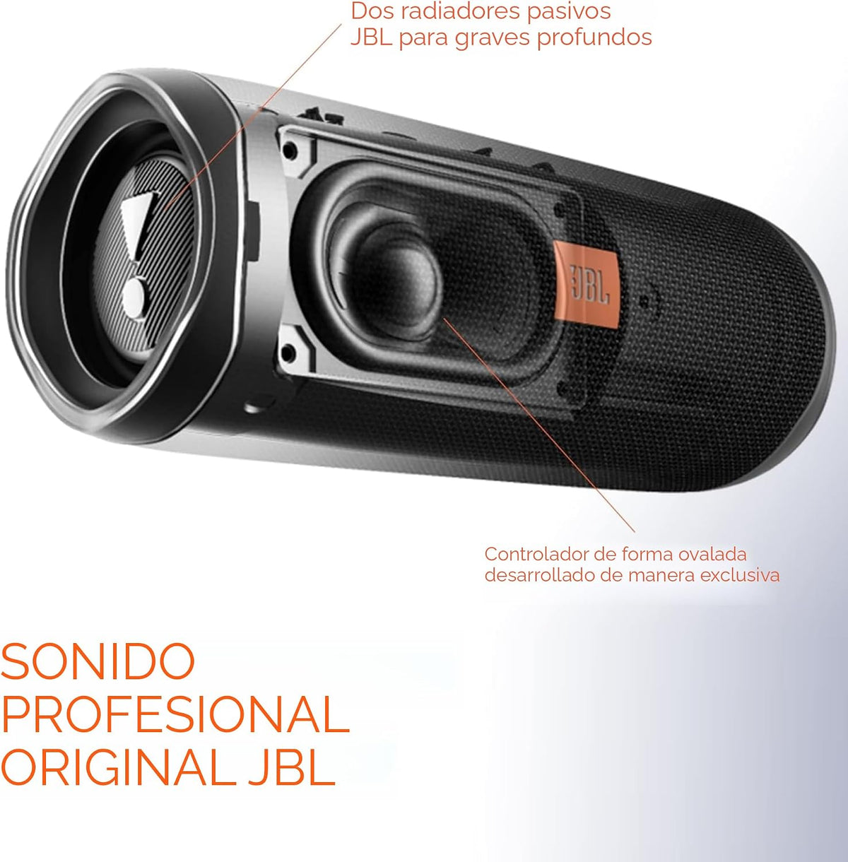 JBL - Altavoz Bluetooth FLIP 5 a prueba de agua, portátil, rojo | S...