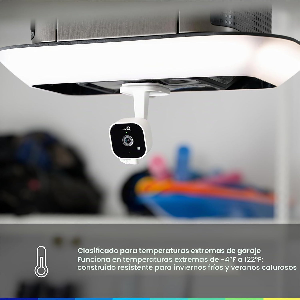 myQ - Kit de inicio inteligente de garaje: teclado de video para pu...