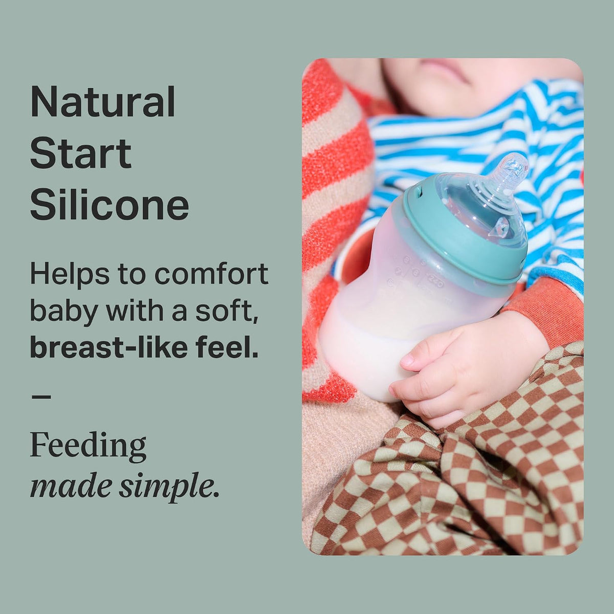 Tommee Tippee Natural Start Juego de biberones, 8 piezas, 0m+, rosa...