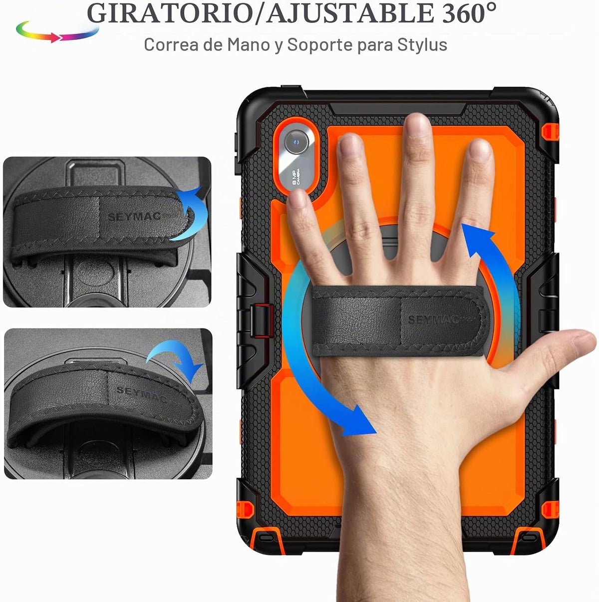 SEYMAC stock Funda para tablet Lenovo Idea Tab de 11 pulgadas\/M11...