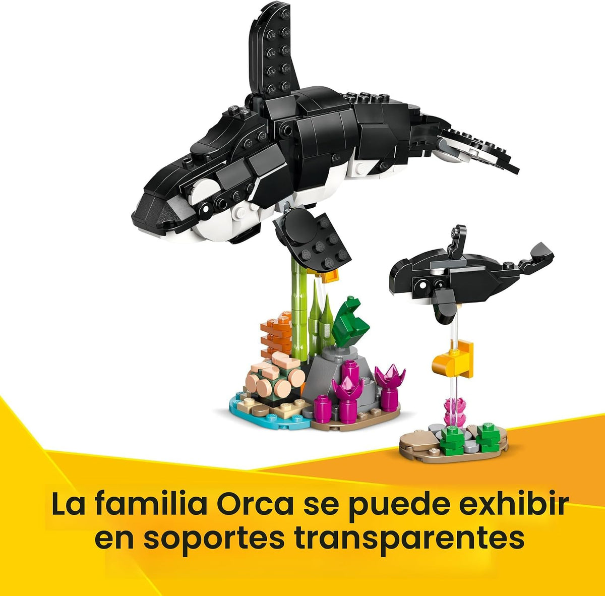 LEGO Creator Familia de Pandas, Animales Salvajes 3 en 1 - Kit de j...