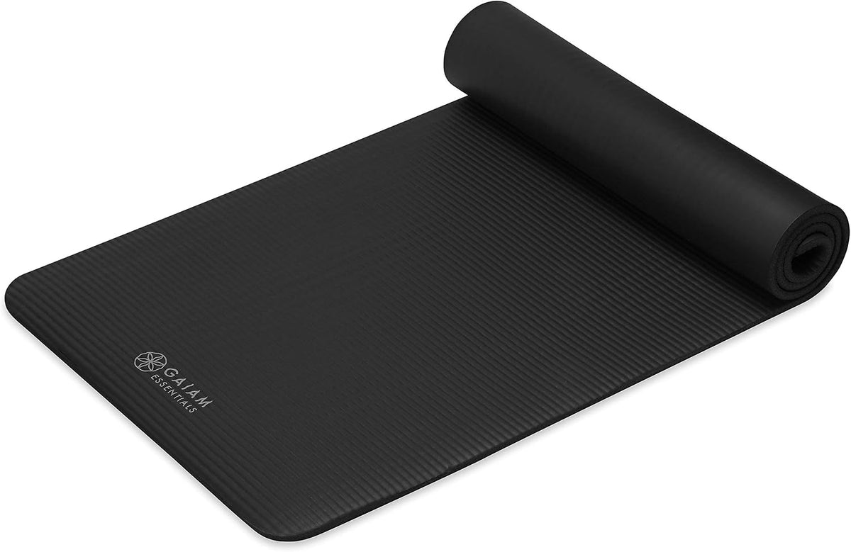Gaiam Tapete de yoga grueso, esterilla de ejercicio y fitness con c...