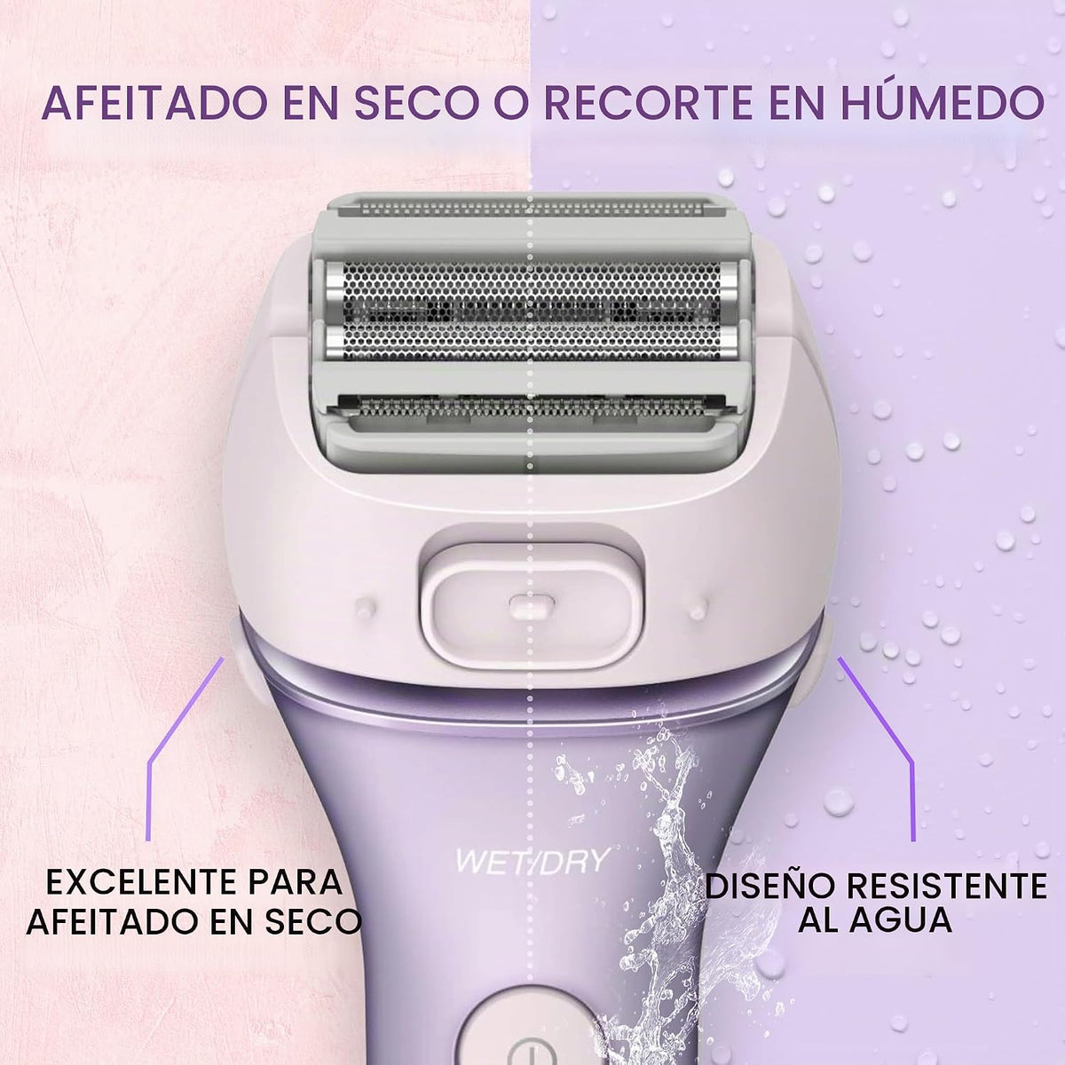 Panasonic Recortadora de bikini para mujer, maquinilla de afeitar e...