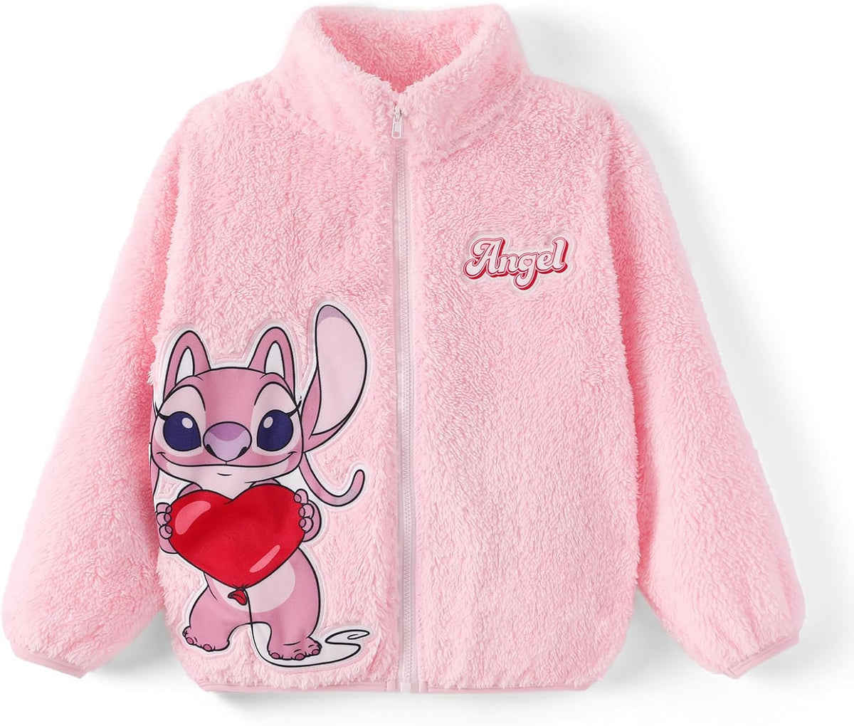 Disney Stitch Frozen Elsa Minnie Mickey - Chaqueta de forro polar p...