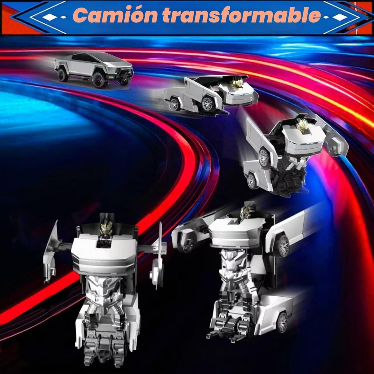 Juguete de robot transformable con control remoto Cyberpick, juguet...