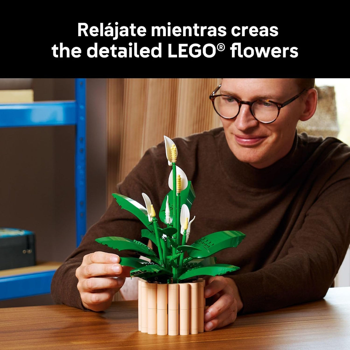 LEGO Botanicals Peace Lily 11504 | Juegos de construcción para adul...
