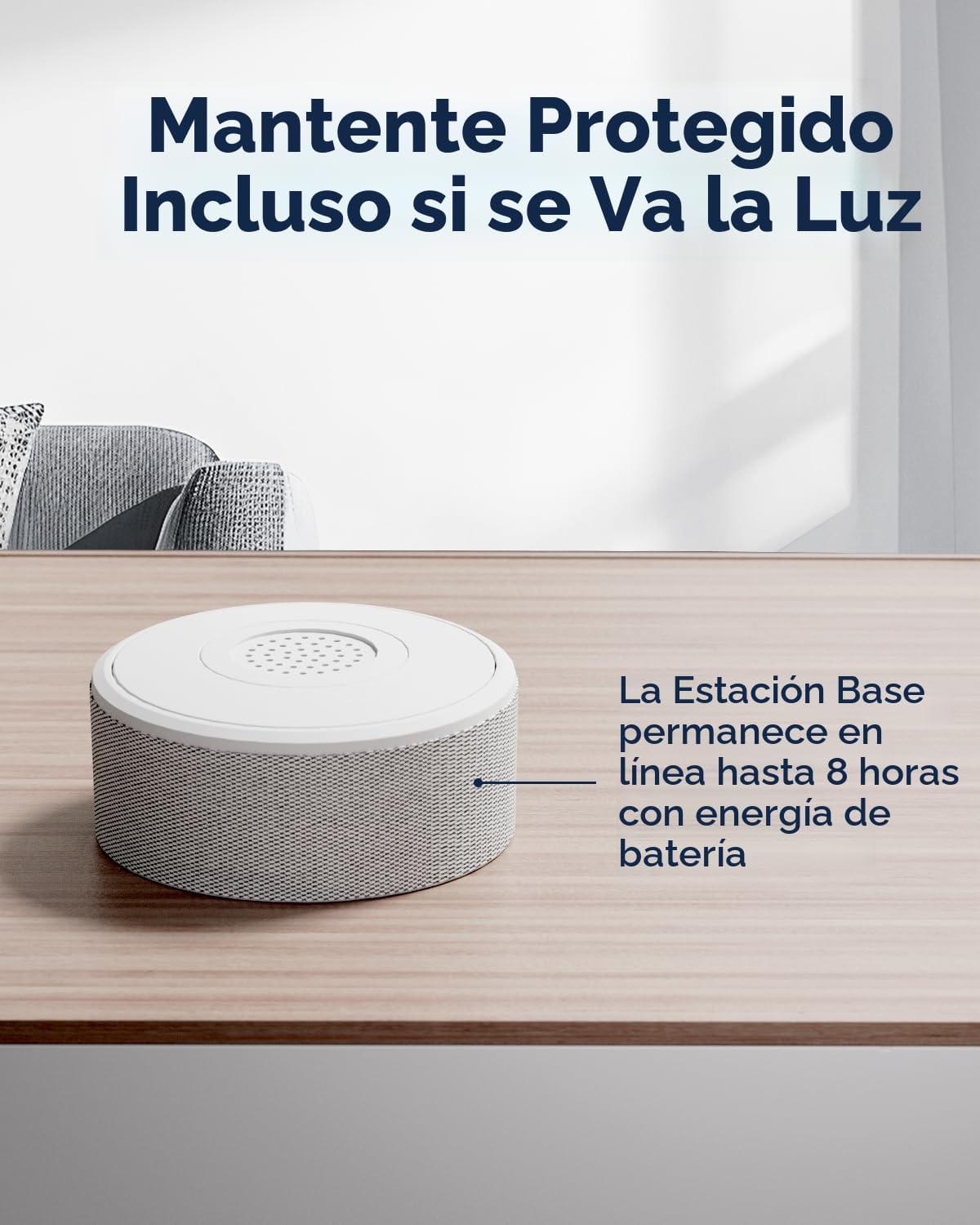 Sistema de alarma de puerta WiFi, kit de alarma inalámbrica de 8 pi...