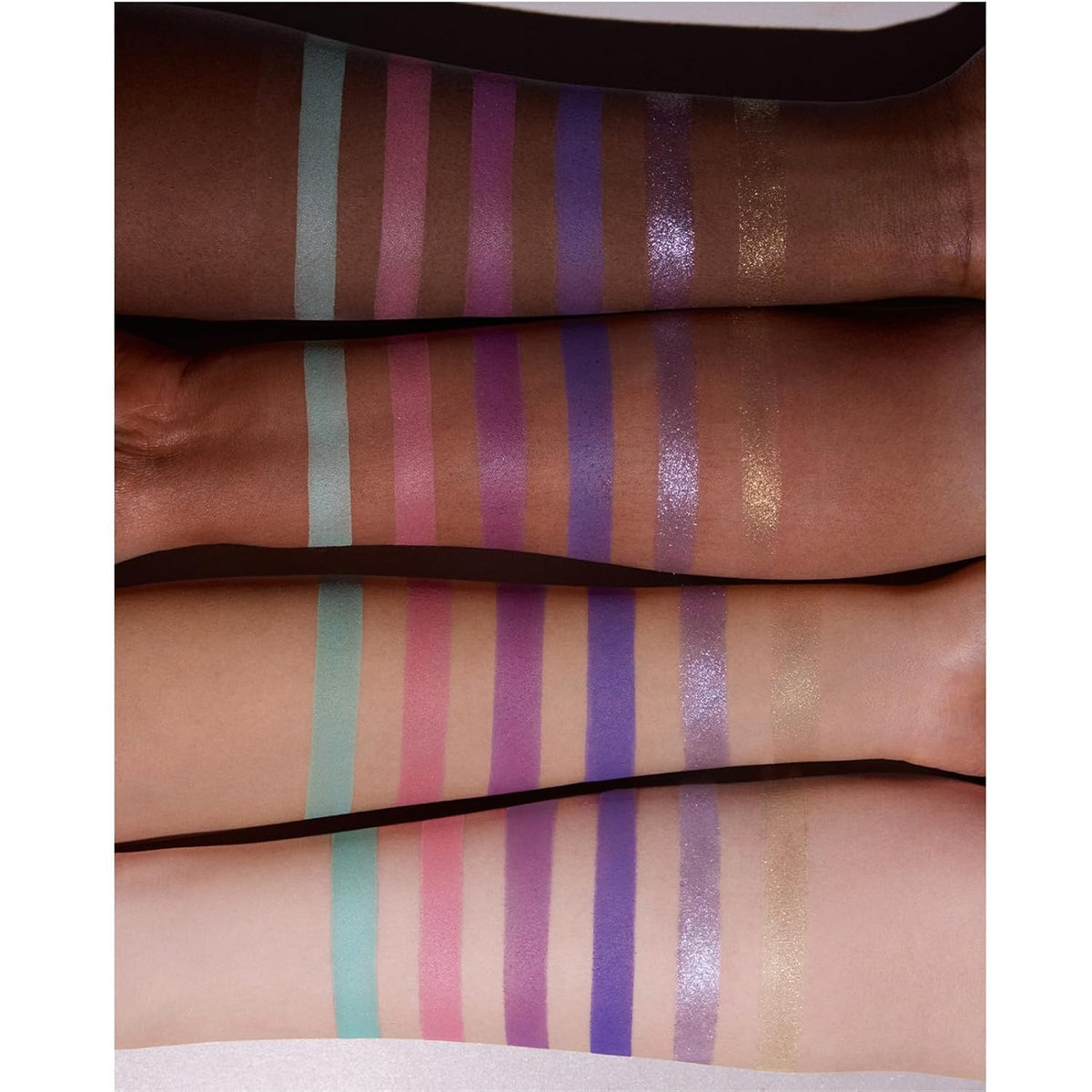 Flower Knows Knight Unicorn - Paleta de maquillaje satinado de 6 co...