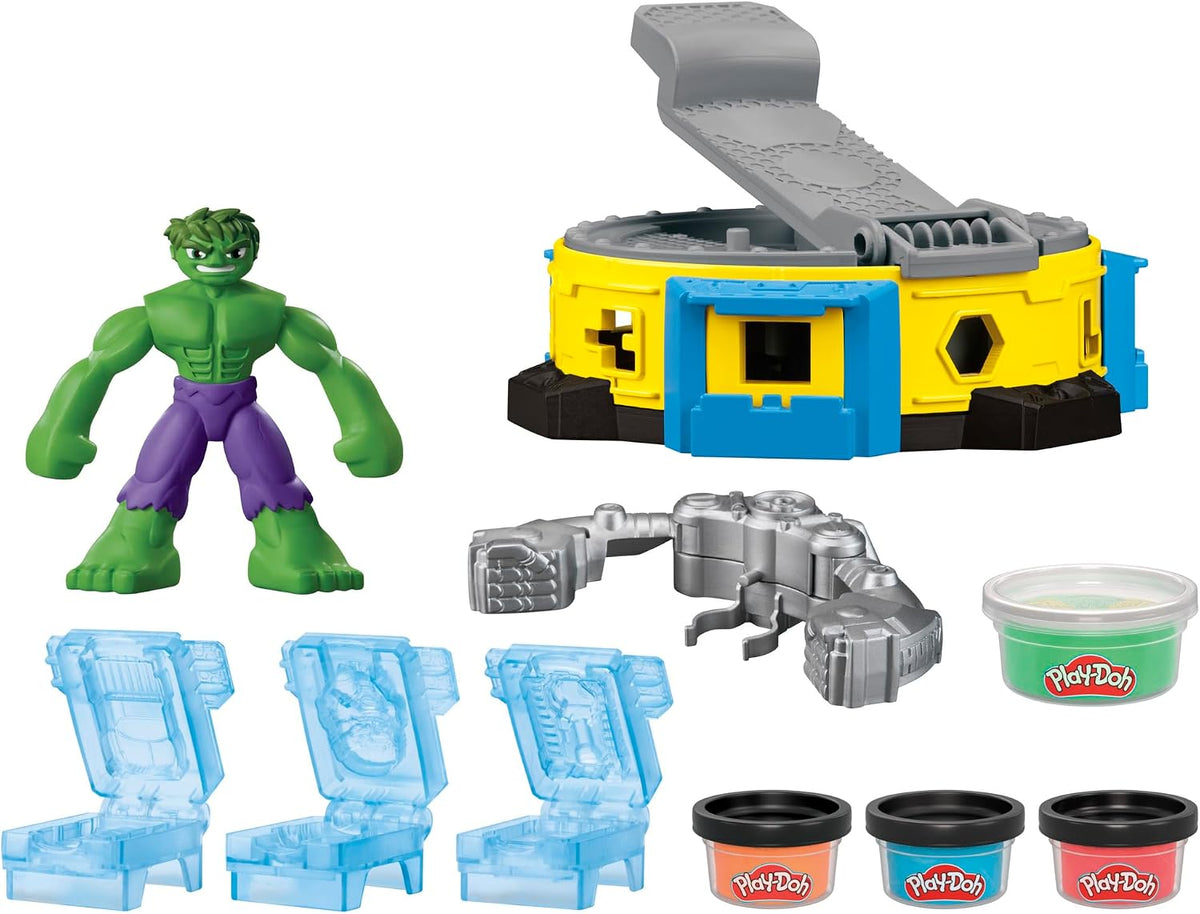 Play-Doh Marvel Hulk Smash & Squish - Juego para niños con figu...