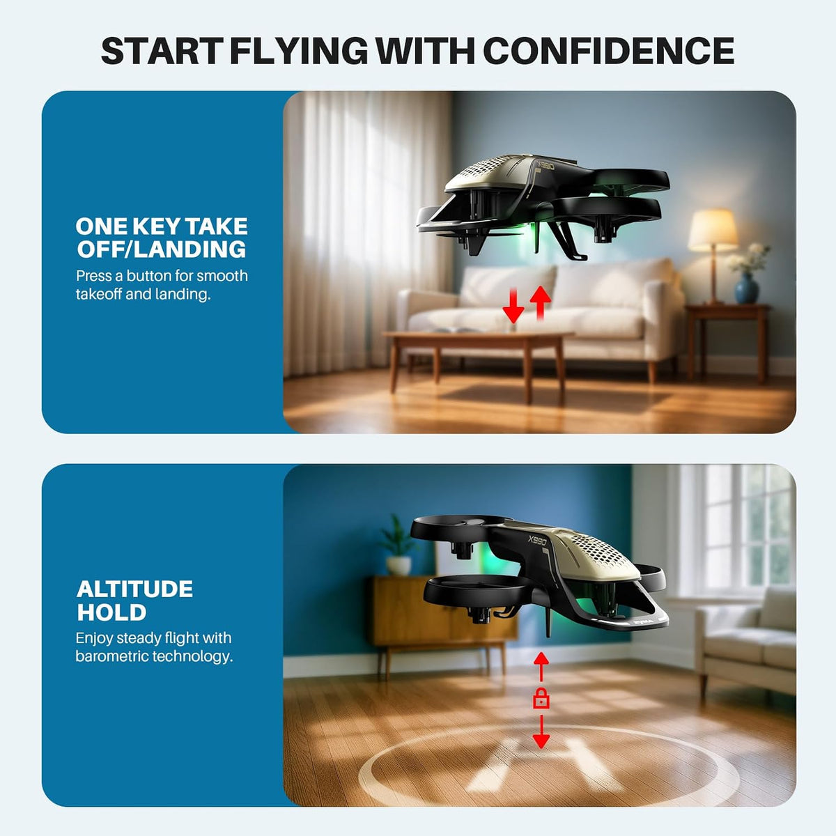 SYMA X990 - Avión RC para niños, acrobacias volando con protector d...