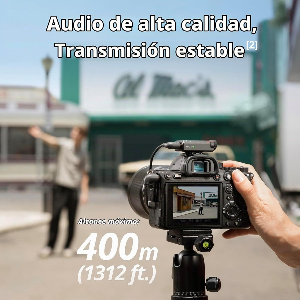 DJI Mic Mini (1 TX + 1 RX), audio ultraligero y rico en detalles |...