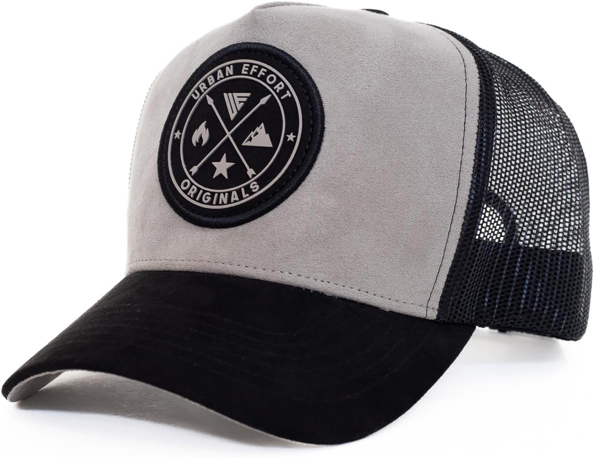 Urban Effort Trucker Hat para hombre – Gorra de béisbol con parte t...