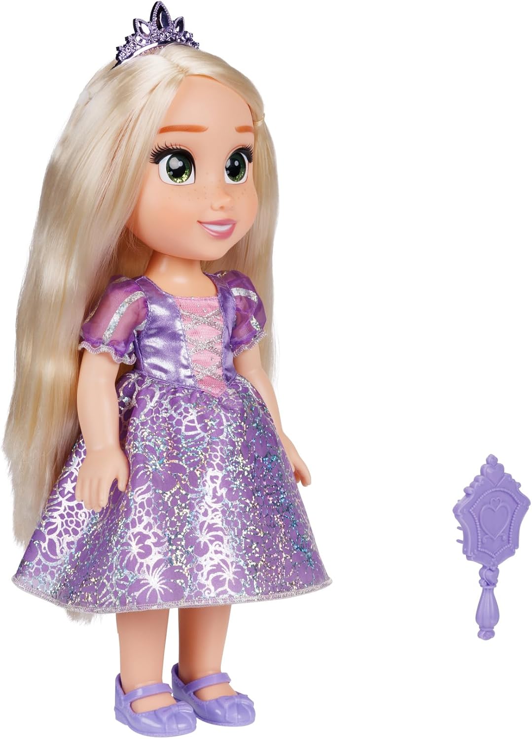 Disney Princess My Friend - Muñeca Rapunzel de 14 pulgadas de alto,...