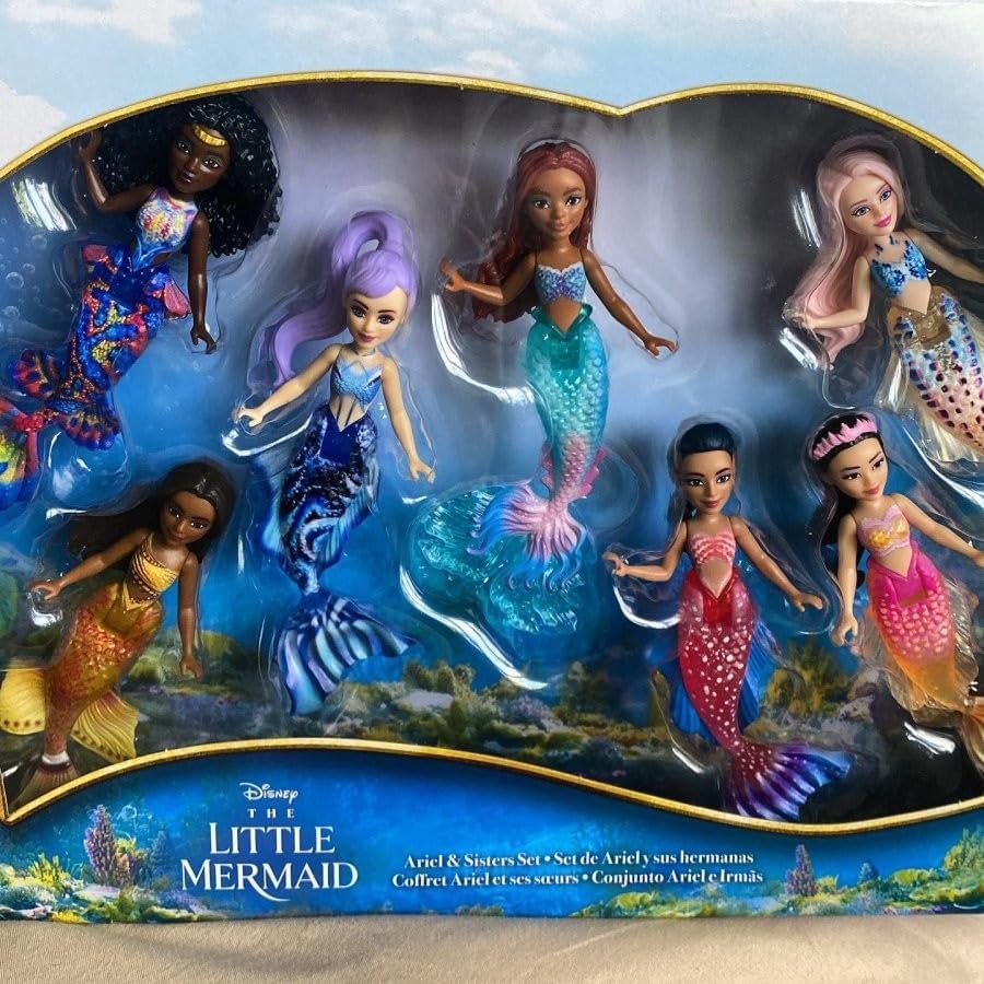 Mattel Disney Princess Toys, The Little Mermaid Ariel & Sisters...