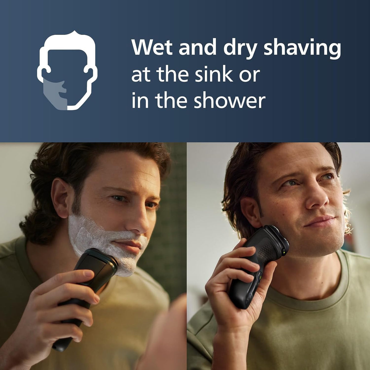 Philips Norelco Shaver 3900 Series, afeitadora eléctrica húmeda y s...