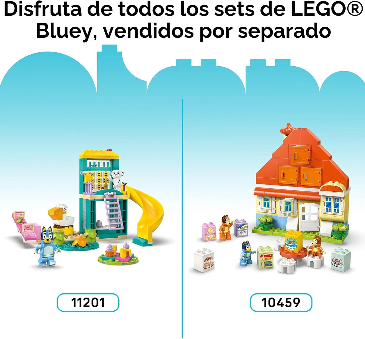 LEGO DUPLO Bluey Ice Cream Trip with Bluey - Juguete para niños peq...