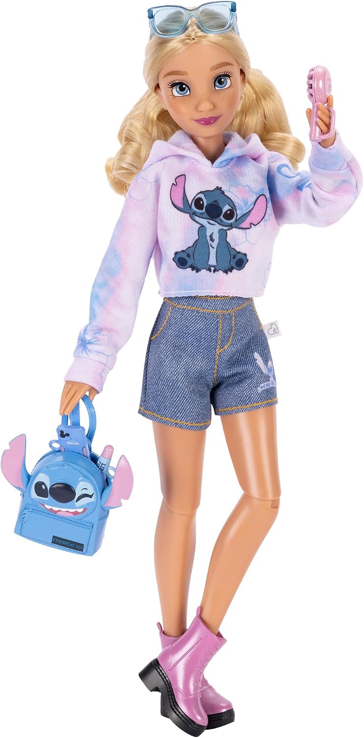 Disney ILY 4EVER - Muñeca de moda inspirada en puntadas, 11.5 pulga...