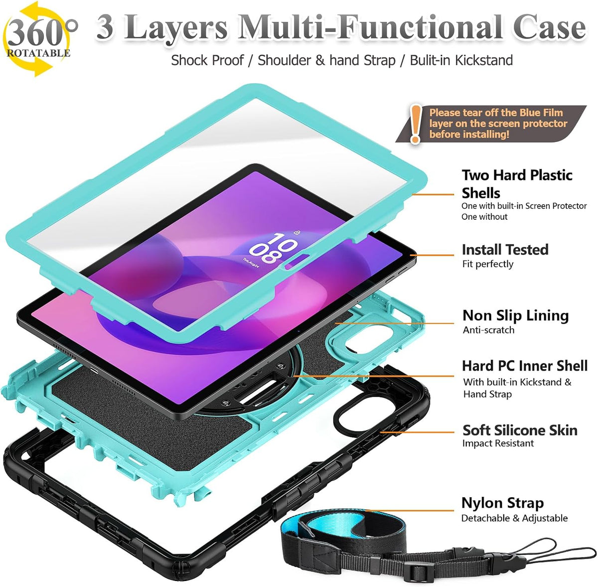 SEYMAC stock Funda para tablet Lenovo Idea Tab 11'' \/ M11...
