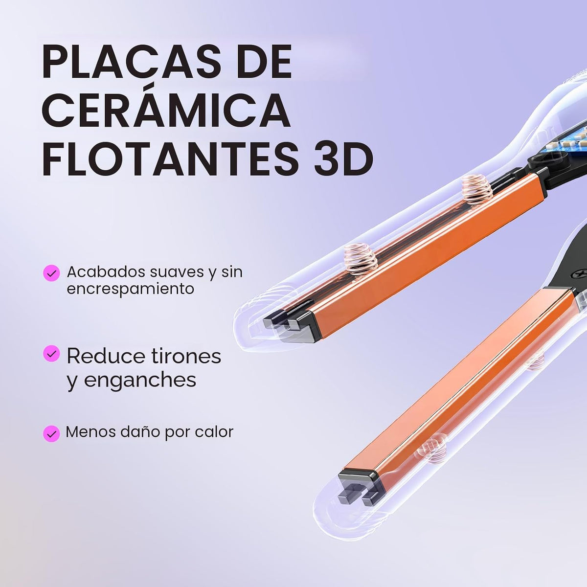 Wavytalk Plancha pequeña tipo lápiz de 0,3 pulgadas para cabello co...