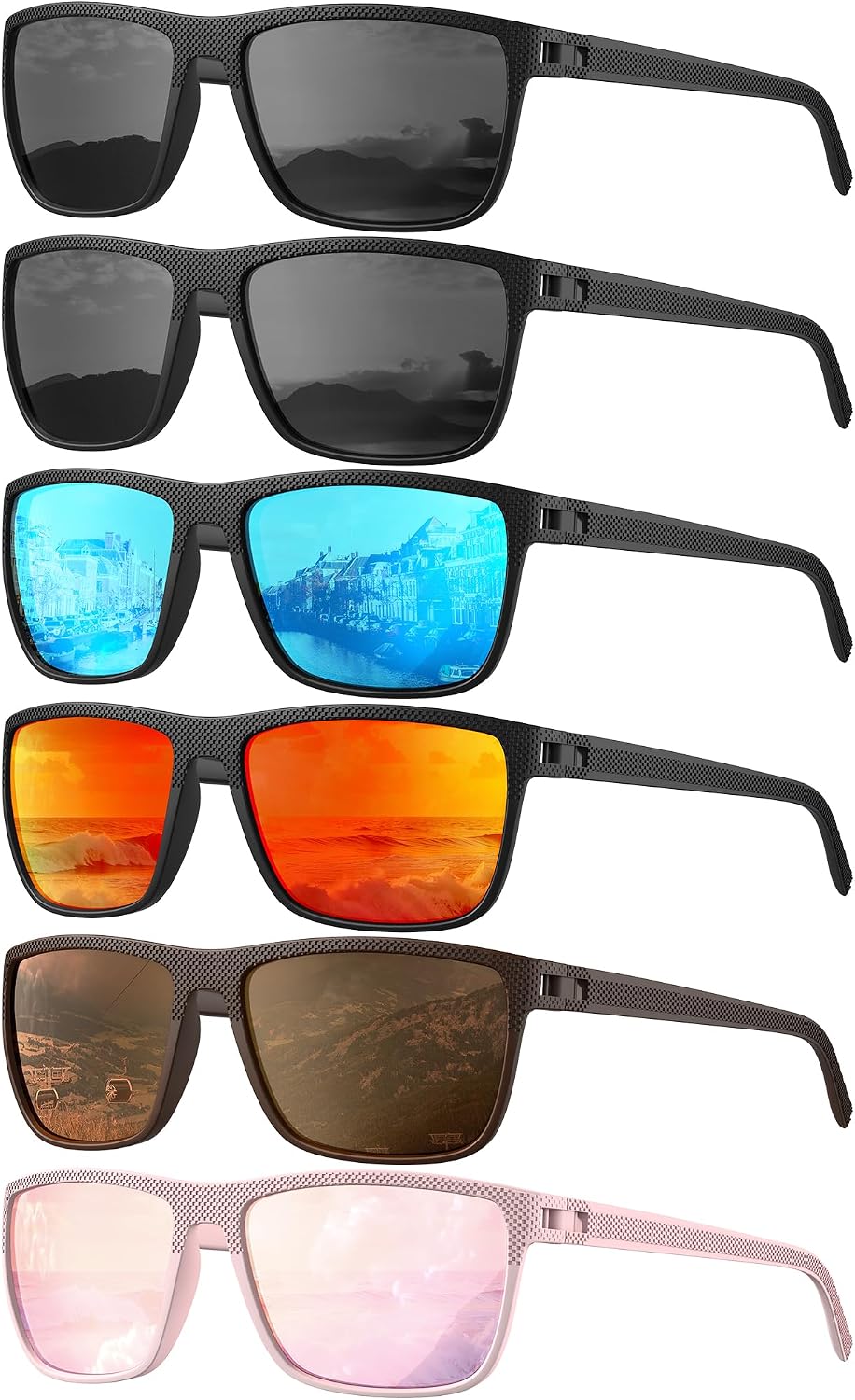 CIFOYA Gafas de sol polarizadas para hombre - Gafas de sol clásicas...