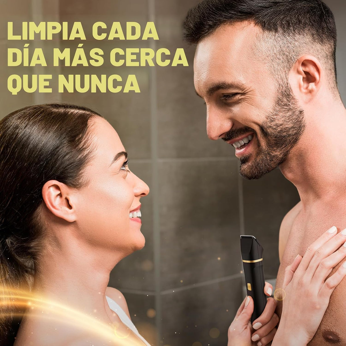 Risina Recortadora corporal para hombres, recortadora de ingle y ve...