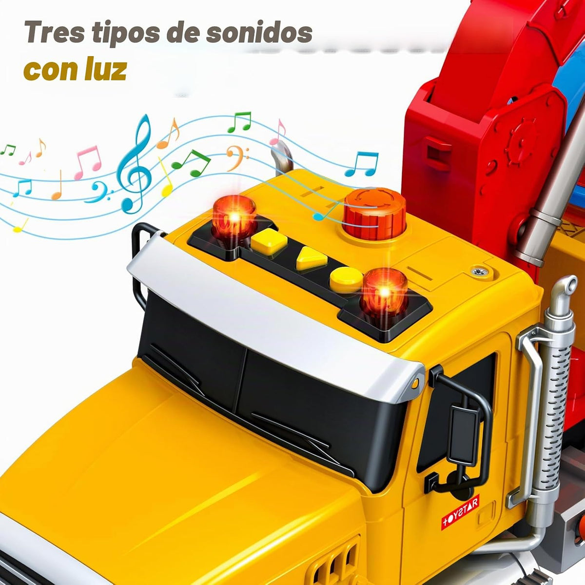 Juguetes para niños de 3, 4, 5, 6, 7 años, camión de remolque grand...